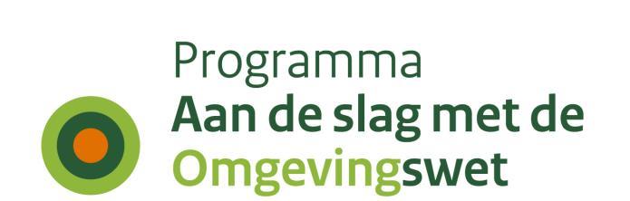 Notitie Doel en noodzaak conceptueel (informatie)model Deelprogramma Digitaal Stelsel Omgevingswet Contactpersoon A.J.