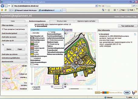 besluiten via het aftappunt (webservices) dynamisch beschikbaar te stellen. 2. Het bieden van de index voor ruimtelijke plannen voor de kenbaarheid van de weblocatie van bronhouders.