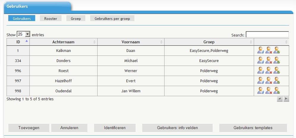 Gebruikers Aanmaken Hier volgt een korte instructie voor het aanmaken van nieuwe gebruikers. Om te beginnen opent u de IdentySoft software en logt u in met uw inlog gegevens.