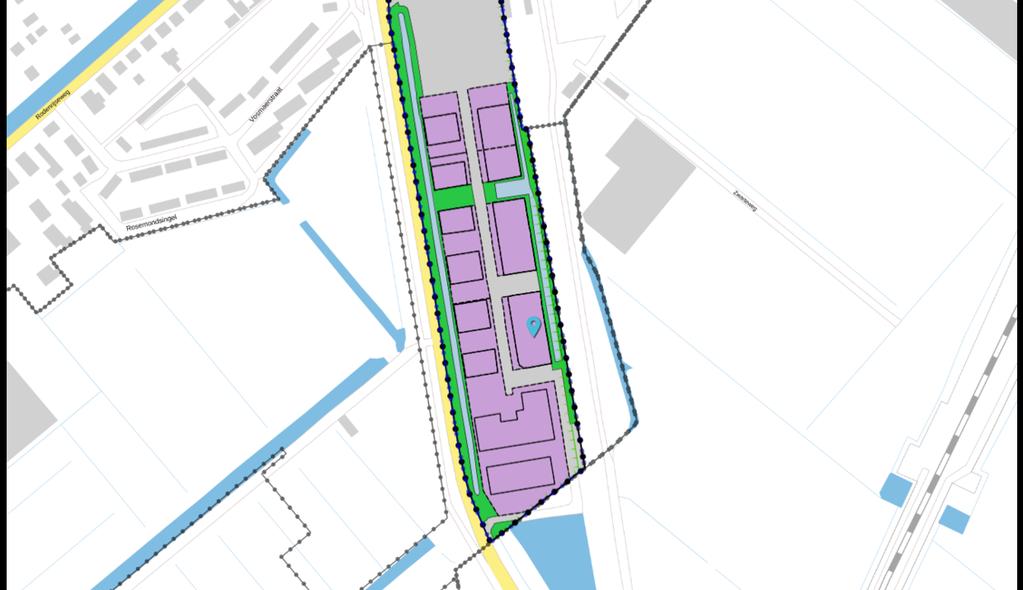 Bestemmingsplan Het geheel valt onder de regels van het bestemmingsplan 'Bedrijventerreinen Berkelse Poort, Rodenrijs en Spoorhaven' van de Gemeente Lansingerland d.d. 29 november 2012 en is bestemd voor bedrijven tot en met categorie 4.