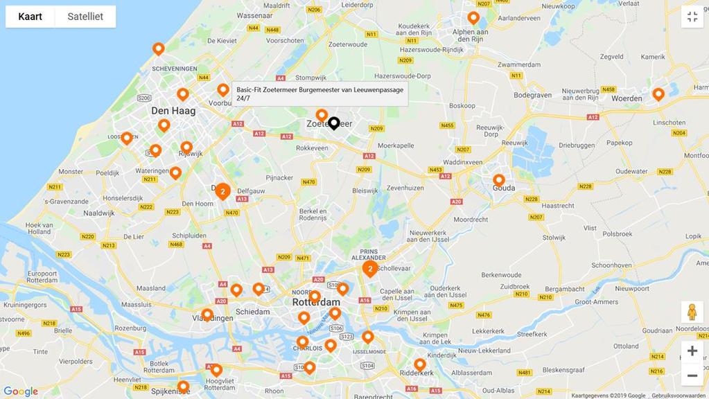 Zoetermeer, postcode 2724 Kikkersloot nr.