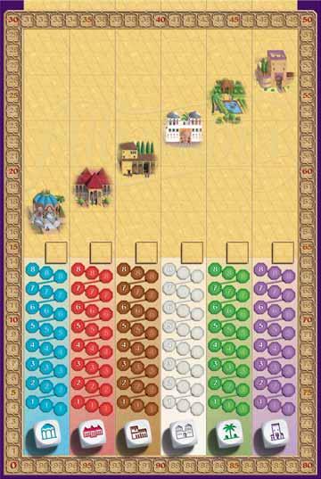 Bij deze variant wordt er vanuit gegaan, dat de spelers de regels van het dobbelspel en het originele spel Alhambra kennen.
