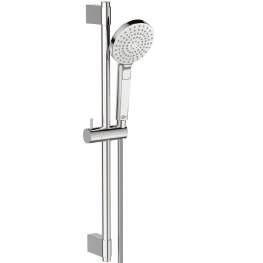 IDEALRAIN EVO TECHNISCHE SPECIFICATIE Handdouche Ø110 mm rond Badset Ø110 mm rond Glijstangcombinatie Ø110 mm rond Model Artnr / BE prijs Handdouche rond B2231AA 3 functies 49,00 3 straalsoorten