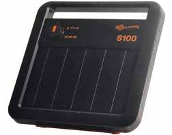 SCHRIKDRAADAPPARATEN - SOLAR 23 S100 incl. batterij S40 incl. batterij Met de S100 kunt u nu gemakkelijk een afrastering van 10 km plaatsen zonder dat u zelf de batterij hoeft op te laden.