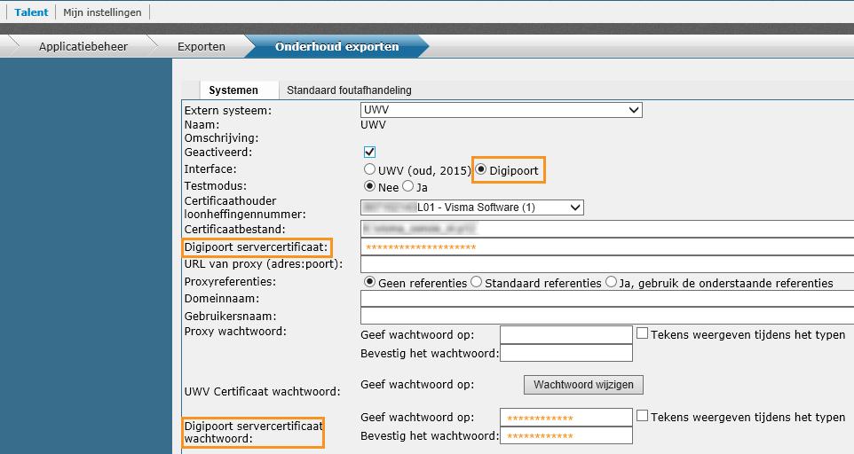 4 Module Verzuim Koppeling UWV via Digipoort De programmatuur is geschikt gemaakt voor Digipoort.