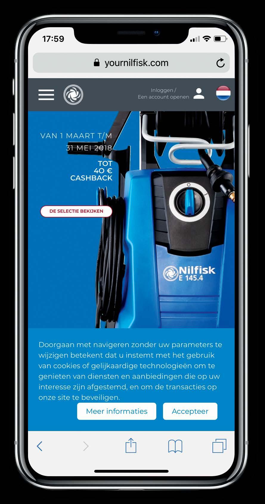 NO NONSENSE Het compromisloze all-inclusive reparatie-serviceconcept voor Nilfisk consumentenmachines.