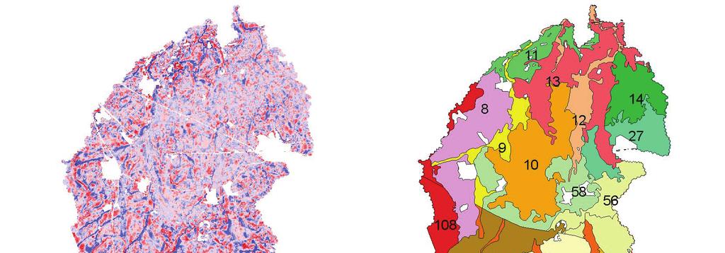 2.4 Gestratificeerde kartering met SIMGRO-GxG s als kandidaatpredictoren (Alternatief 1a) De stratumindeling zoals bij de eerdere Gd-kartering is gehanteerd (Van Kekem et al.