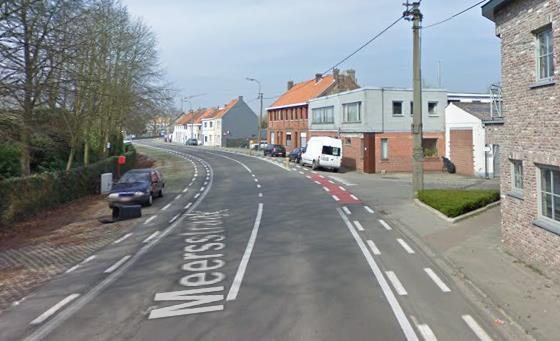 De Hooistraat is een veiliger alternatief voor fietsers tussen Heusden en Destelbergen, die de Reinaertweg-Meersstraat zo veel mogelijk wensen te vermijden.