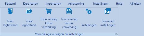 I. Bestand 1. Met de optie Toon logbestand wordt het logbestand van vandaag geopend. In het logbestand worden (fout)meldingen geregistreerd van de uitgevoerde functies.