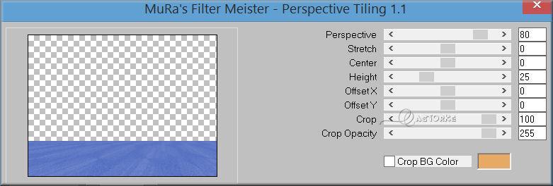17. Effecten/ insteekfilters/ MuraMeister/ Perspective Tiling 18.