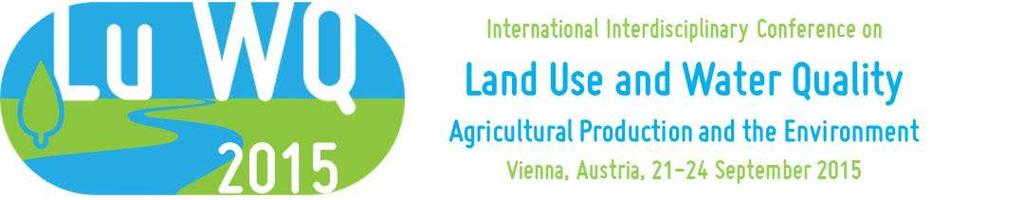 LuWQ2015 Conferentie over Landgebruik en Waterkwaliteit Van 21 tot 24 september hebben onderzoekers, beleidsmakers, waterbeheerders en mensen uit de landbouwsector in Wenen op een internationaal