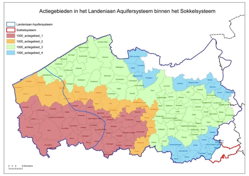 via gebiedsgerichte aanpak Actiegebieden grondwater, met