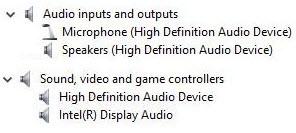 Intel HD Graphics-stuurprogramma's Voor de installatie Na de installatie Realtek HD audiostuurprogramma's