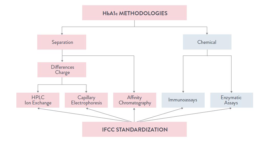HbA1c meetmethoden C. Weykamp. HbA1c methods.