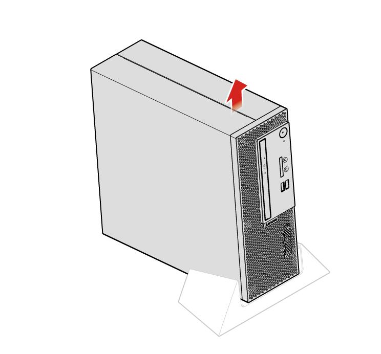 15 Interne luidspreker 16 Frontplaat 17 Toetsenbord 18 Muis 19 Netsnoer 20 Voedingseenheid 21 PCI Express-kaart 22 Chassis 23 Aanwezigheidsschakelaar kap 24 Module met koelelement en ventilator 25