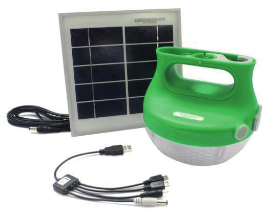 Draagbare LED-lamp op zonne-energie Mobiya met zonnepaneel Main Karakteristieken Power Stroomverbruik consumption door by LED 1.