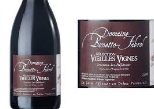 Domaine Bonetto-Fabrol Wijn 1 Wijn 2 Wijn 3 Wijn 4 Wijn 5 Wijn 6 Jaar : 2016 Appellatie : AOC Grignan-les-Adhémar Bijzonderheden : Vieilles Vignes 50%