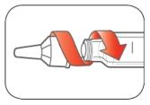 geschikt voor de KwikPen (BD [Becton, Dickinson and Company] pennaaldjes worden hiervoor aanbevolen).