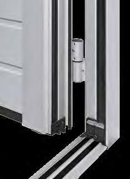 ZIJDEUREN Garagezijdeuren NT60 De deuren worden inbouwklaar geleverd met profielcilinder-insteekslot,