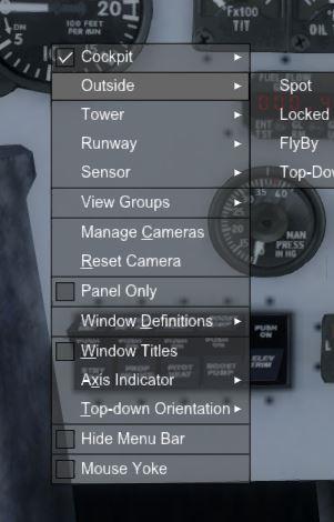 Manage Cameras Methode 2 Om een nieuwe custom camera te maken klik met de rechter muis knop op het