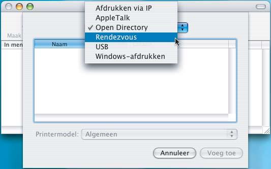 Stap 2 Het stuurprogramma en software installeren 17 Klik op OK wanneer dit scherm wordt weergegeven. 21 Klik op Afdrukbeheer, en vervolgens op Stop 'Afdrukbeheer'. Bij gebruik van Mac OS X 10.3.