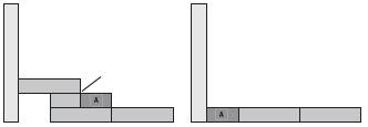 Gealigneerde tegels Legvolgorde van de andere tegels Vastzetten van tegels (werkwijze, gereedschap, enz.