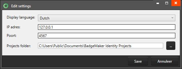 3.3 Configuratie Zodra de installatie is voltooid, is het tijd om uw BadgeMaker Share Server te configureren.