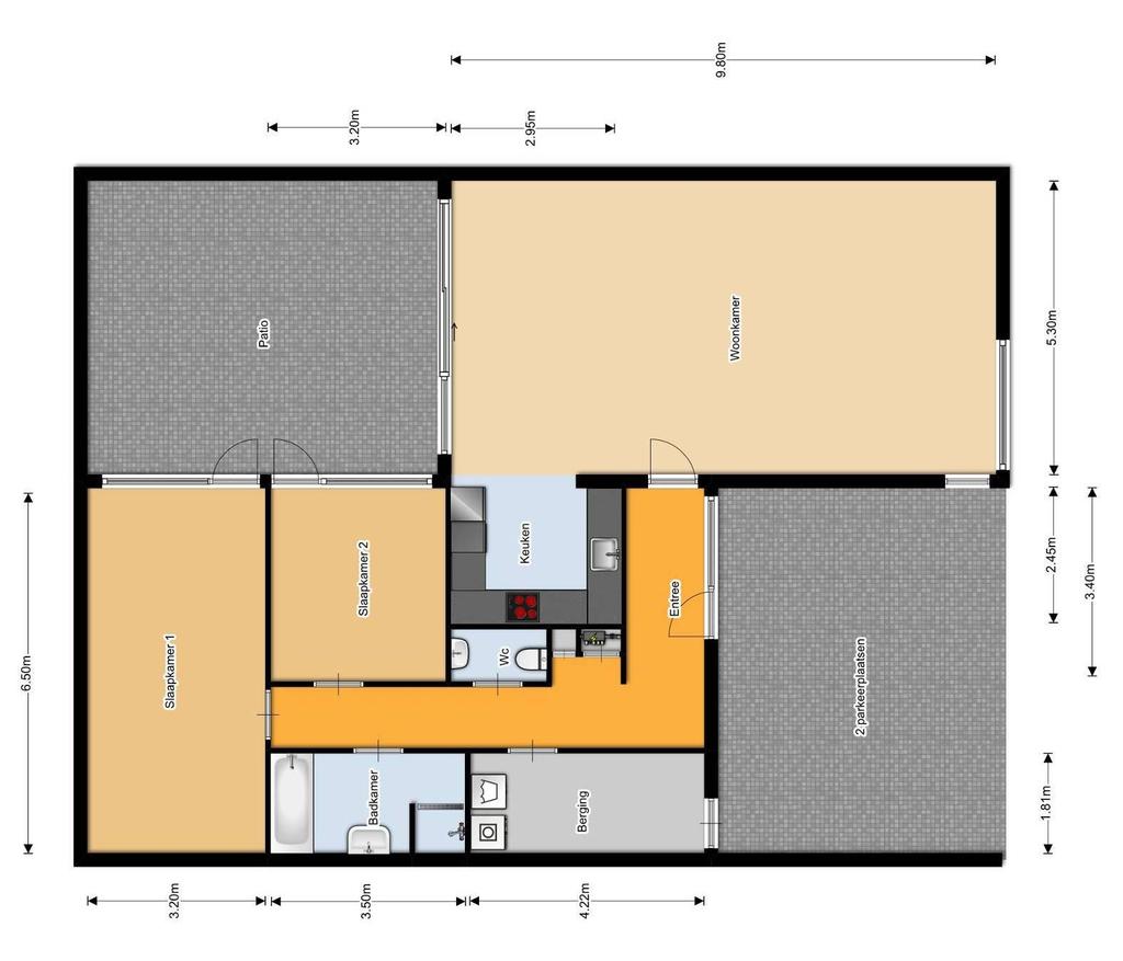 Betreft: Ankeveenstraat 67, 5036 CB te Tilburg BEGANE GROND