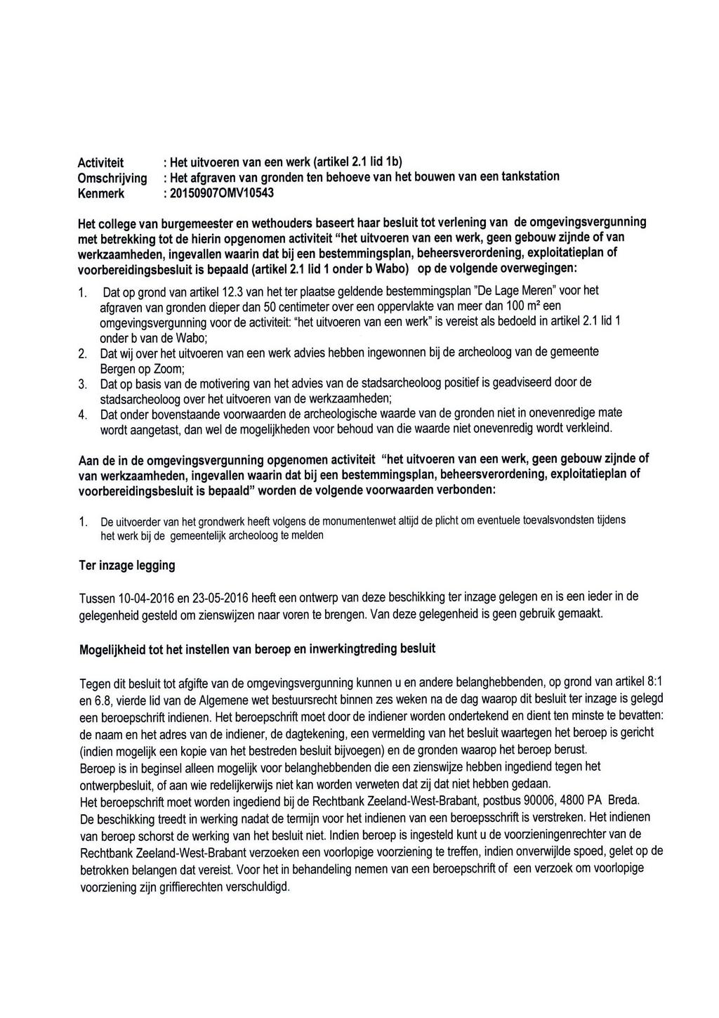 Activiteit : Het uitvoeren van een werk (artikel 2.