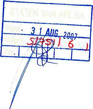 Scan nummer 1 van 5 - Scanpagina 1 van 1 Staten 2006-2007 - 751 STATEN VAN ARUBA ZITTINGSJAAR 2006-2007 -59i/ Landsverordening tot