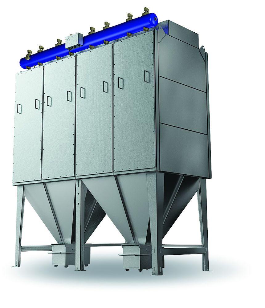 Compact cartridge filter for solving dust problems within a wide range of industries De FMC filterunits bieden veel functionele voordelen, dankzij het compacte ontwerp en gepatenteerde UniClean