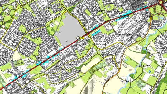 .01-02 / 9 oktober 2017 2 Uitgangspunten 2.1 Situatie Het onderzoeksgebied betreft de Tongerseweg in Maastricht. In figuur 2.1 is het onderzoeksgebied en de ligging van de woningen weergegeven.