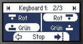 Als u snel naar het hogere keyboard wilt gaan, houdt u de bovenste toetsen ingedrukt of gebruikt u de toetsencombinatie SHIFT