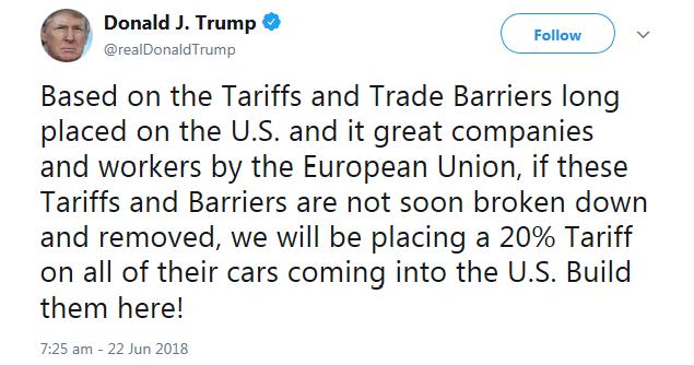 In the picture: de Europese autosector, Trumps nieuwe veldslag?