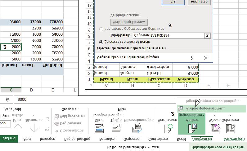 Handboek Excel 2019 Alle draaitabellen tegelijk vernieuwen Hebt u op hetzelfde werkblad meer draaitabellen gemaakt, dan vernieuwt u ze snel en eenvoudig door te drukken op de toetsen Ctrl+Alt+F5.