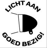 Op maandag 14 januari is de hercontrole ; kinderen die vrijdag niet op de fiets waren, of waarvan de verlichting op vrijdag nog niet in orde was, kunnen na hercontrole alsnog een sticker krijgen.