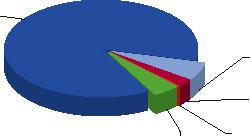 12. Op 31 december aanhangige zaken Rechtsprekende formatie (2006 2010) Verdeling in 2010 Kamers met 3 rechters 87,08 % Niet toegewezen 5,77 % Kamers met 5 rechters 4,46 % Kamer voor hogere 2,46 %