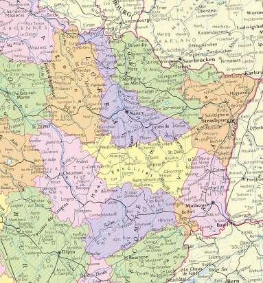 Alsace-Lorraine (Elzas-Lotharingen) år 2000 Hendrik I grundlægger i 1093 abbediet (klosteret) Laach. Han deltager i det første korstog i 1096.