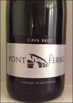 Pont de Ferro - Brut Reserve Rijping van 18 maand op fles en zeer lage dossage (3,4gr). Cépages: Macabeo, Xarel-Lo en Parellada.