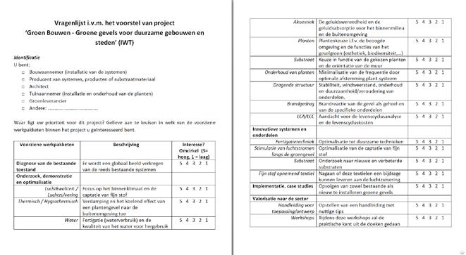 onderzoeksproject aan de noden van de sector kan