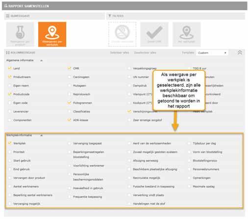 6 Rapportages 6.1 Rapportages samenstellen 6.2 Rapportages exporteren 6.3 Een Stoffenmanager -export maken 6.