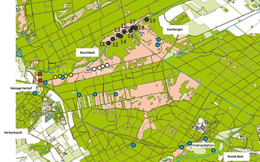 132 1. Overzicht van het onderzoeksgebied Nationaal Park De Meinweg, inclusief plaatsnamen.