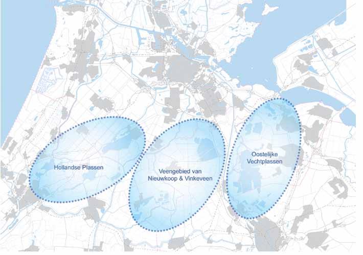 Hollandse Meren, het waterrecreatie hart van de Randstad Haalbaarheidsonderzoek Provincie Noord-Holland 17 Kaart 3.