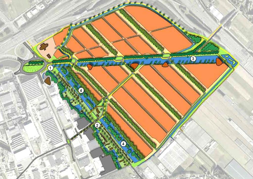 Energieneutraal gebied Nieuw Reijerwaard De Gemeenschappelijke Regeling Nieuw Reijerwaard (GRNR) ontwikkelt in Ridderkerk het meest duurzame agro/vers/food-logistieke bedrijventerrein van Europa.