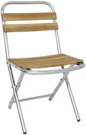 GL980 Opklapbare stoelen 8,00 DL76 ltr Teak olie 9,95 Aluminium/essenhouten stoel Stijlvolle,