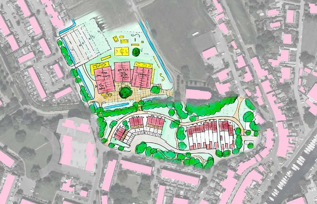 DORPS HART MODEL 2 DORPSHUIS Dorpshuis (600m2) met commerciele ruimte (300 m2). Terras en volledige horecavergunning.