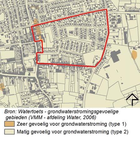 kaart 13: infiltratiegevoelige gebieden kaart 11: NOG en ROG kaart 12: grondwaterstromingsgevoelige gebieden Het merendeel van het studiegebied is reeds ontwikkeld.