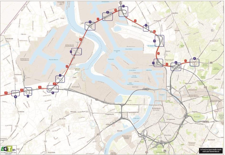 3 E34 West R2 A12 Noord. Het gaat hierbij dus om een potentieelanalyse of maximale aanname om in ogenschouw te nemen welke knelpunten vervolgens optreden.