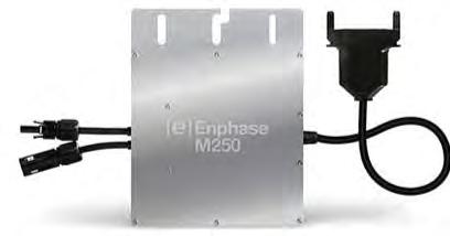 Micro-omvormer M250 peak output vermogen: 258W AC aanbevolen maximum input power: 320W operating