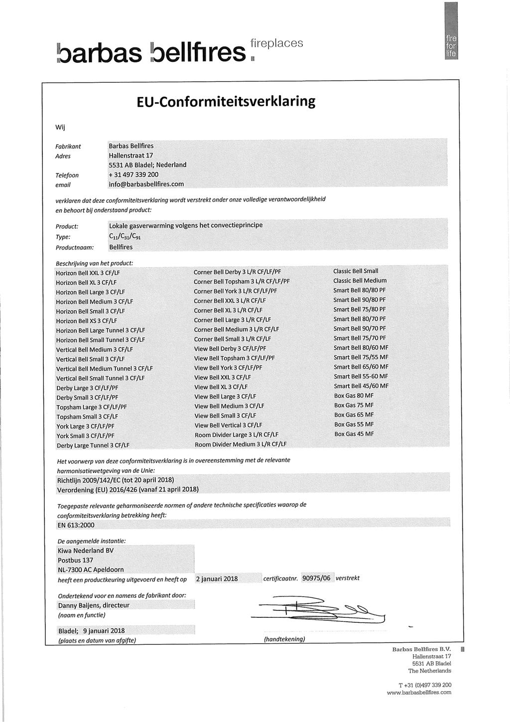 EU-conformiteitsverklaring 9 Box